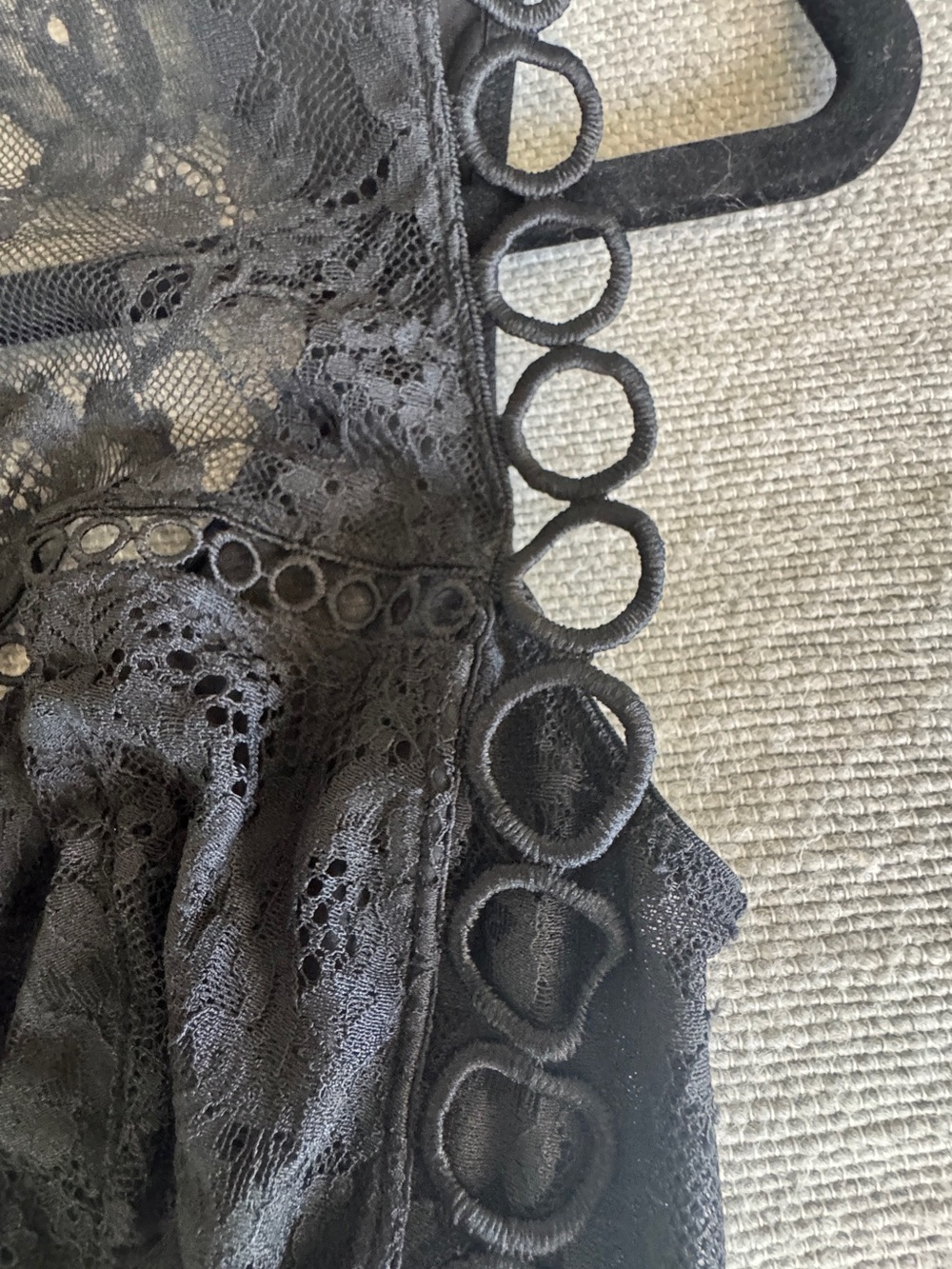 Victoria's Secret Black Lace Sheer Bralette Top - Picture 11 of 15